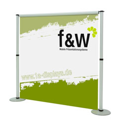 f&w Rollo-Messewand