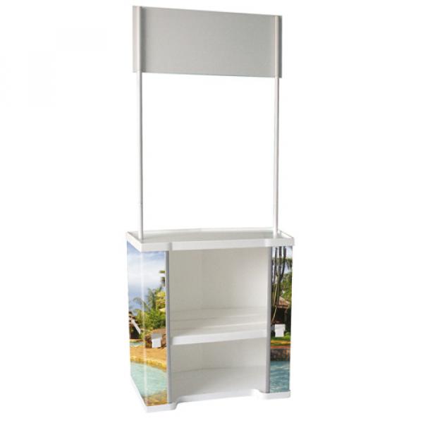Promotiontheke mit Druck